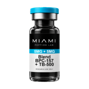 Blend BPC-157 + TB-500 5mg + 5mg — research peptide vial | Miami Peptide Lab