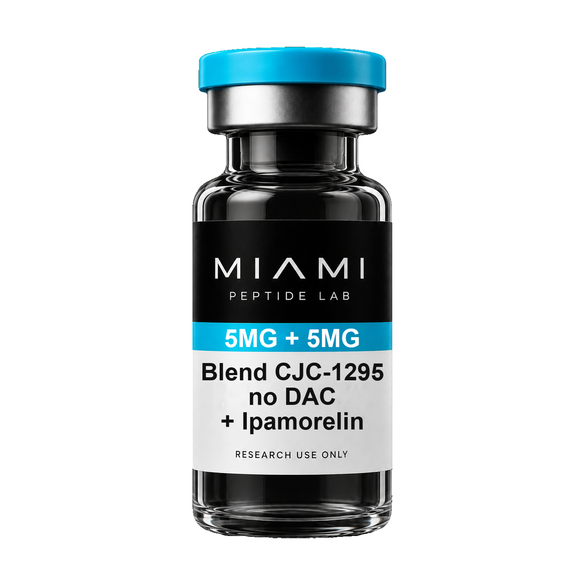 Blend CJC-1295 no DAC + Ipamorelin — research peptide vial | Miami Peptide Lab