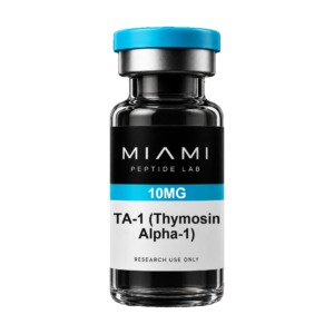 TA-1 (Thymosin Alpha-1) — research peptide vial | Miami Peptide Lab
