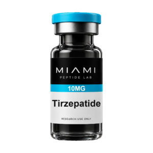 Tirzepatide 10mg — research peptide vial | Miami Peptide Lab