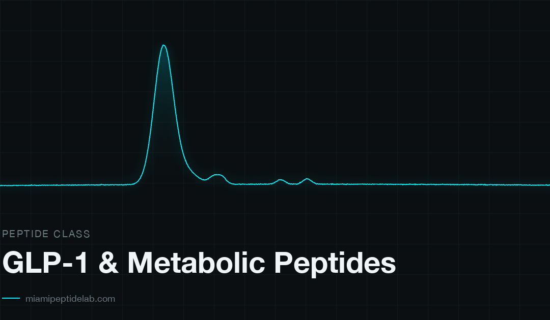 GLP-1 & Metabolic Peptides — research guide from Miami Peptide Lab