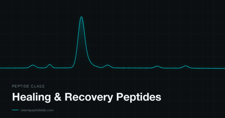 Healing & Recovery Peptides — research guide from Miami Peptide Lab