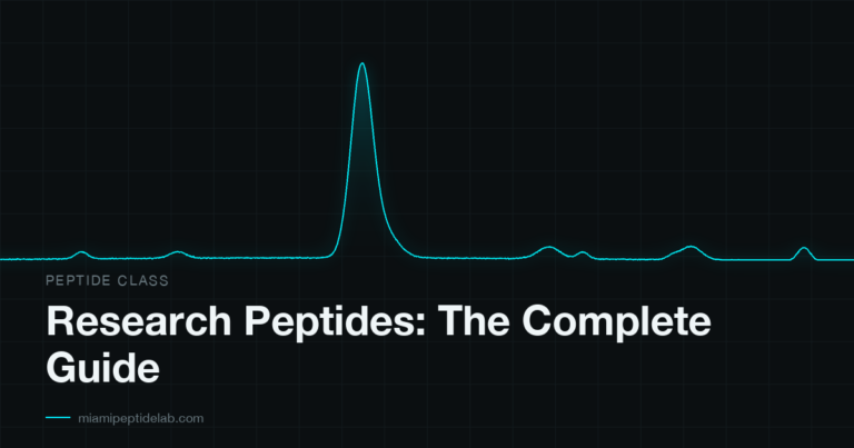 Research Peptides: The Complete Guide — research guide from Miami Peptide Lab