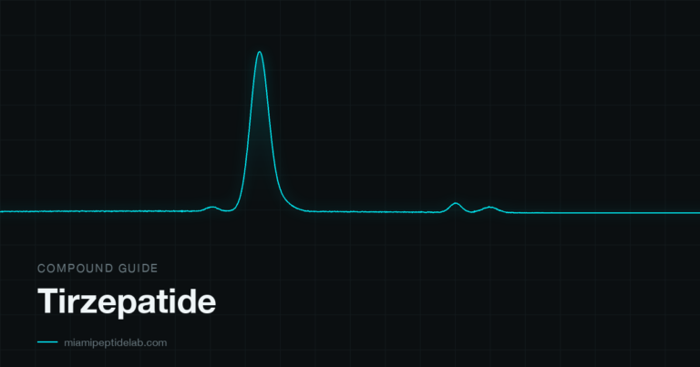 Tirzepatide — research guide from Miami Peptide Lab