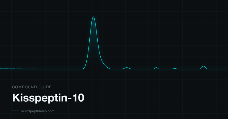 Kisspeptin-10 — research guide from Miami Peptide Lab