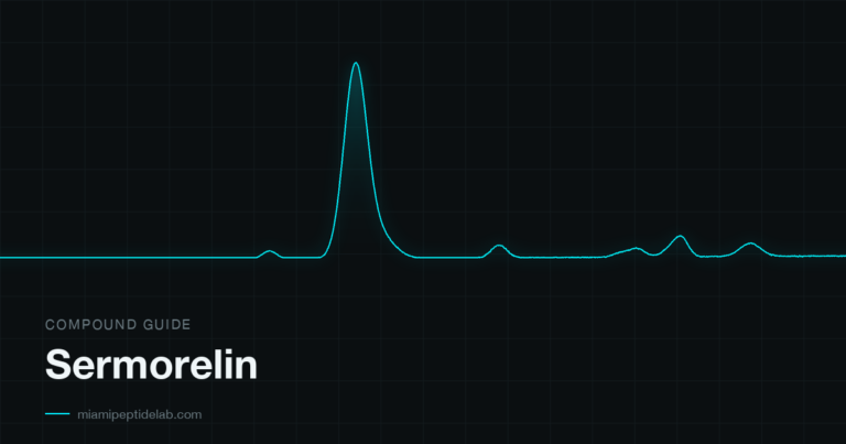Sermorelin — research guide from Miami Peptide Lab