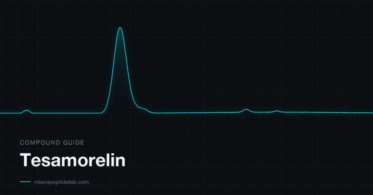 Tesamorelin — research guide from Miami Peptide Lab