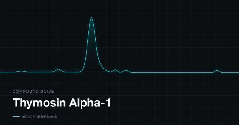 Thymosin Alpha-1 — research guide from Miami Peptide Lab